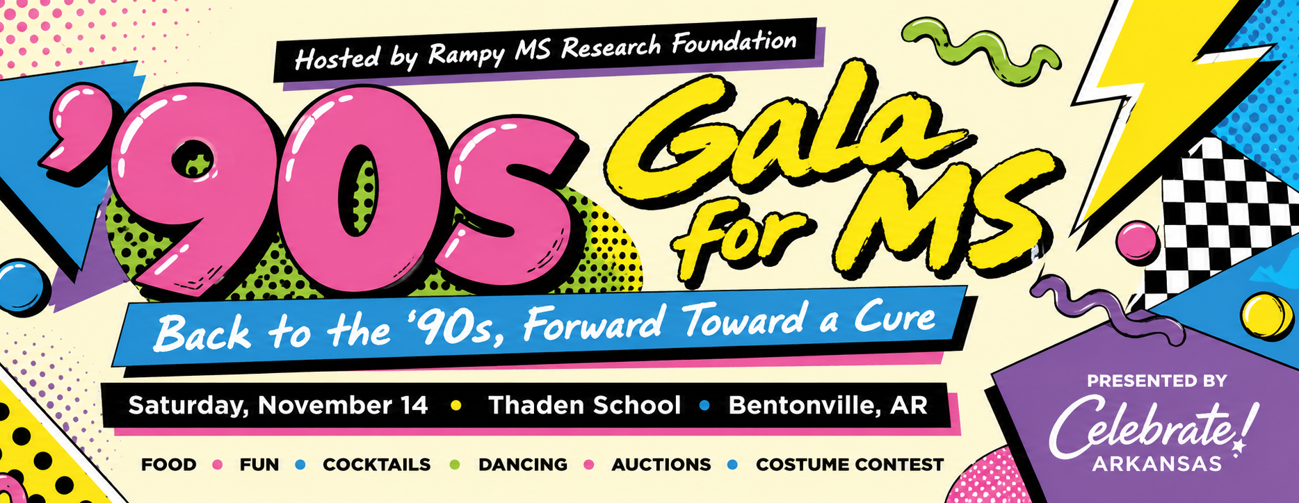 ’90s Gala for MS: Back to the ’90s, Forward Toward a Cure — Nov. 14